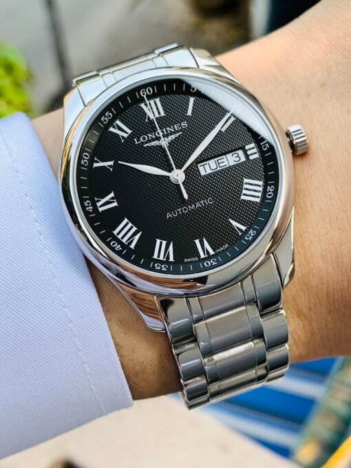 Đồng Hồ Longines Master Day Date Black Dial - L2.755.4.51.6 - Hình ảnh 2