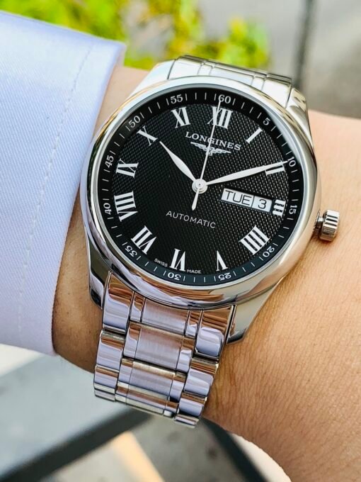 Đồng Hồ Longines Master Day Date Black Dial - L2.755.4.51.6 - Hình ảnh 4
