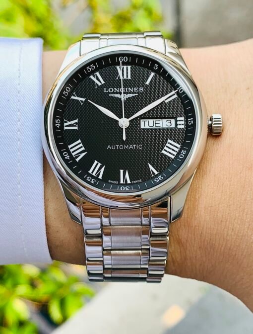 Đồng Hồ Longines Master Day Date Black Dial - L2.755.4.51.6