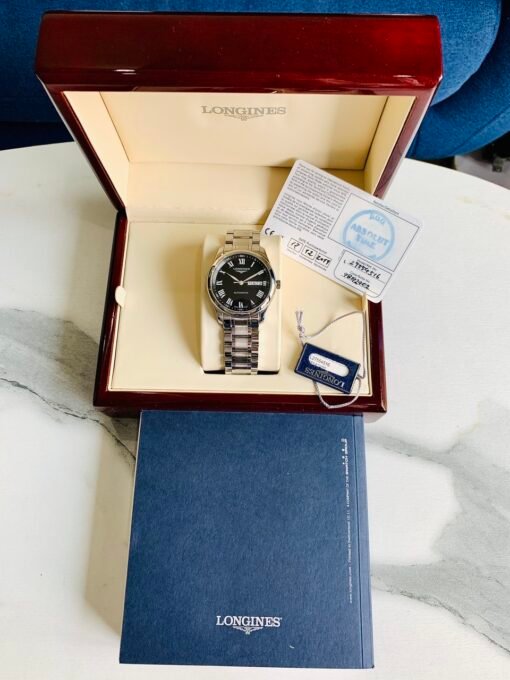 Đồng Hồ Longines Master Day Date Black Dial - L2.755.4.51.6 - Hình ảnh 8