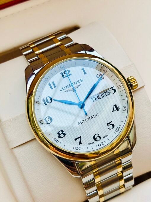 Đồng Hồ Longines Master Day Date Demi Gold - L2.755.5.78.7 - Hình ảnh 2