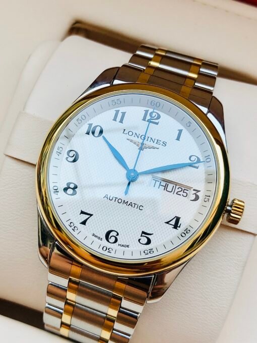 Đồng Hồ Longines Master Day Date Demi Gold - L2.755.5.78.7 - Hình ảnh 4
