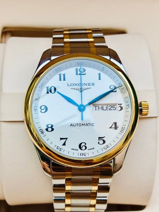 Đồng Hồ Longines Master Day Date Demi Gold - L2.755.5.78.7