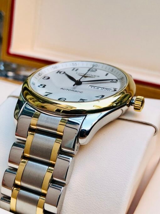 Đồng Hồ Longines Master Day Date Demi Gold - L2.755.5.78.7 - Hình ảnh 6