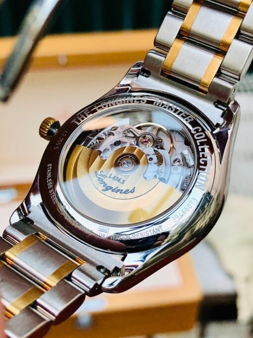 Đồng Hồ Longines Master Day Date Demi Gold - L2.755.5.78.7 - Hình ảnh 8