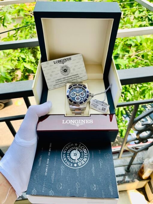 Đồng Hồ Longines HydroConquest Chronograph Blue Dial - L3.744.4.96.6 - Hình ảnh 9