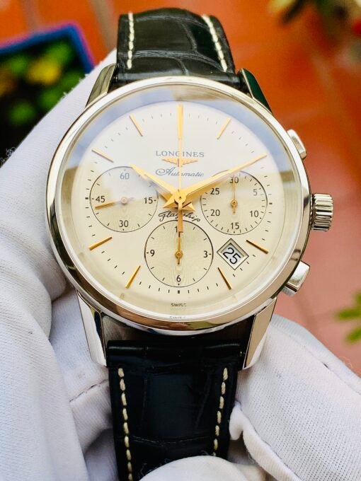 Đồng Hồ Longines Flagship Heritage Chronograph White Dial - L4.796.4.78.2