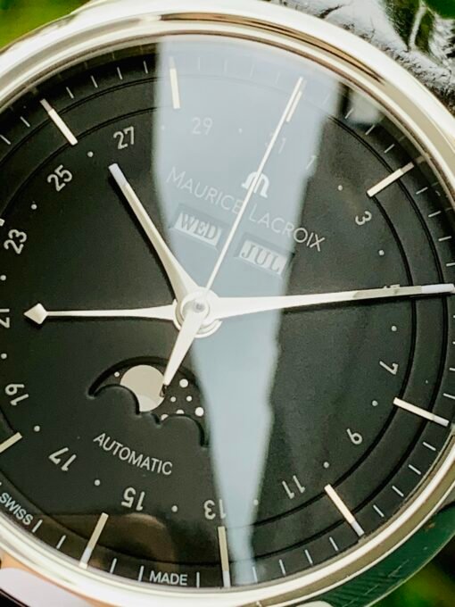 Đồng Hồ Maurice Lacroix Les Classiques Moon Phase Black Dial - LC6068-SS001-33E - Hình ảnh 13
