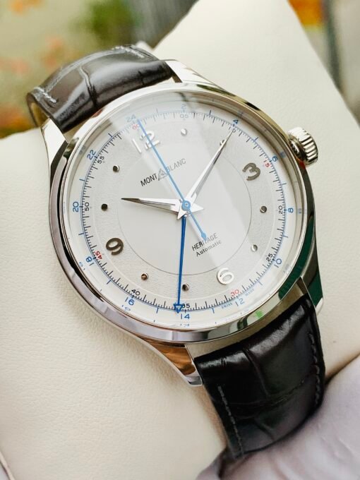 Đồng Hồ Montblanc Heritage GMT White Dial - 119948 (New) - Hình ảnh 2