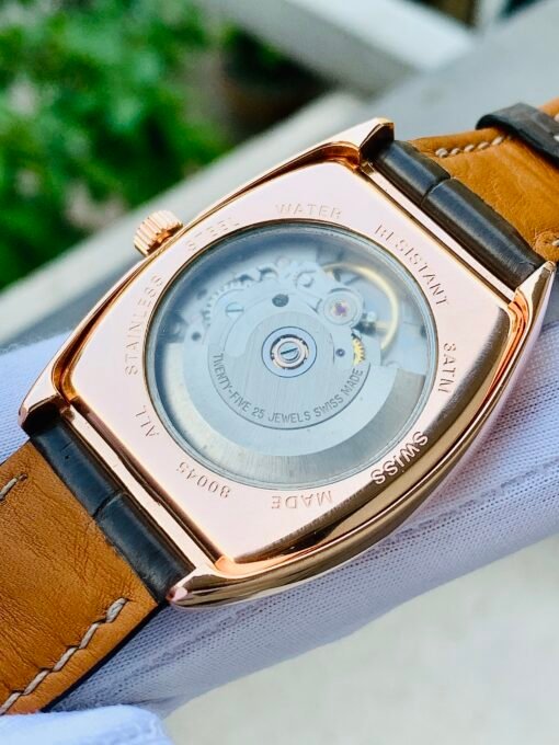 Đồng Hồ Louis Erard Tonneau Date Silver Dial Rose Gold - 80045 - Hình ảnh 7