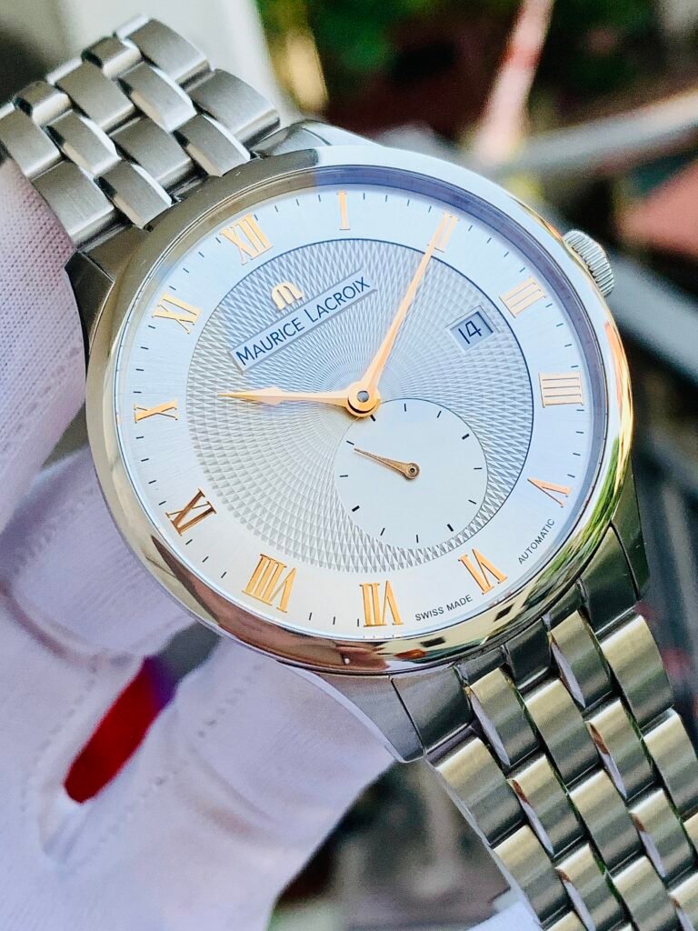 Đồng Hồ Maurice Lacroix Masterpiece Small Second White Dial - MP6907-SS002-111-1