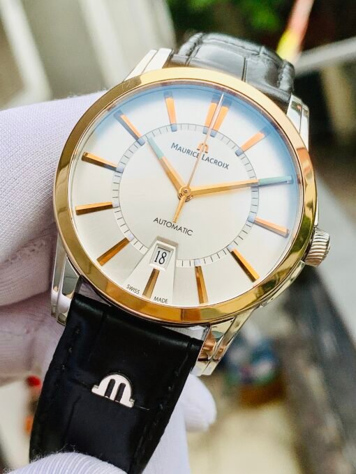 Đồng Hồ Maurice Lacroix Pontos Date Bezel 18k Gold - PT6148-PS101-130