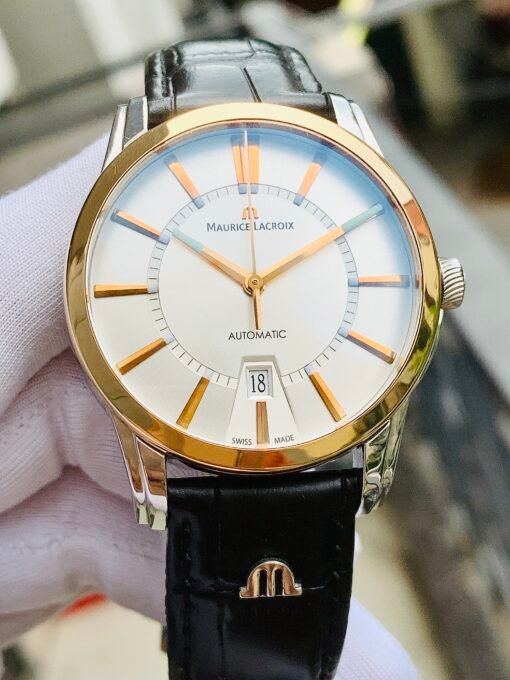 Đồng Hồ Maurice Lacroix Pontos Date Bezel 18k Gold - PT6148-PS101-130 - Hình ảnh 3