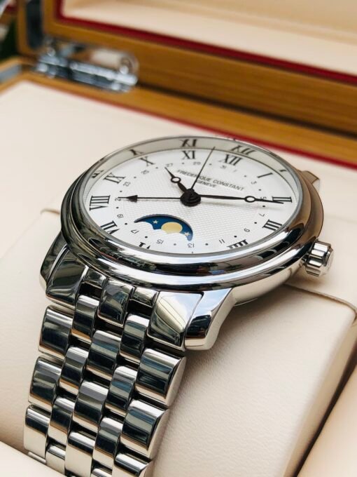 Đồng Hồ Frederique Constant Classics Moonphase White Dial - FC-330MC4P6B - Hình ảnh 6