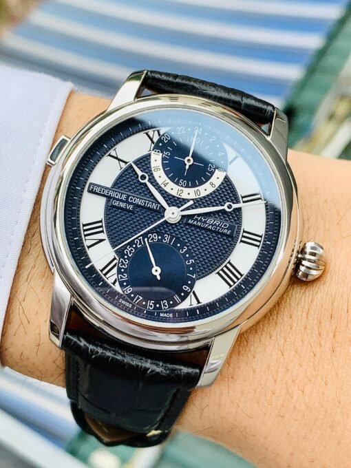 Đồng Hồ Frederique Constant Hybrid Manufacture Blue Dial - FC-750MCN4H6 - Hình ảnh 4