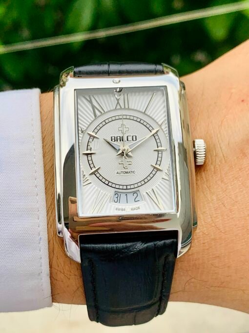 Đồng Hồ Balco Rectangular White Dial Limited Edition 1189/1400 - 11339M - Hình ảnh 3