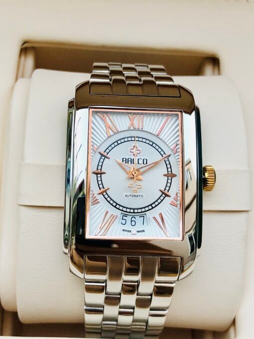 Đồng Hồ Balco Rectangular White Dial Limited Edition 0326/0600 - 11339M - Hình ảnh 3