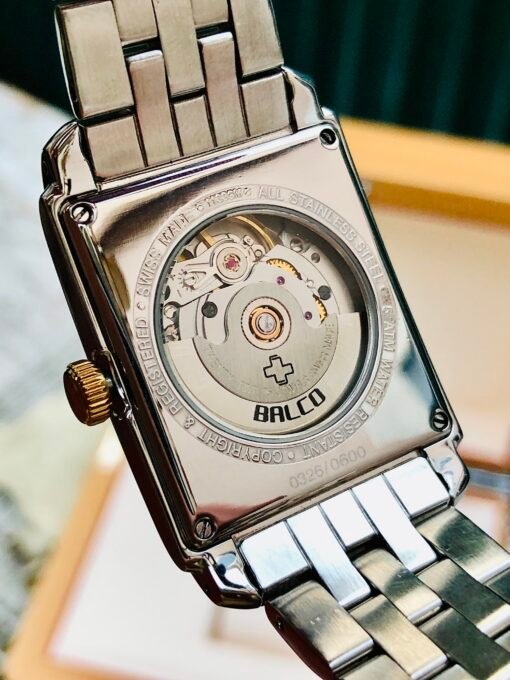 Đồng Hồ Balco Rectangular White Dial Limited Edition 0326/0600 - 11339M - Hình ảnh 7