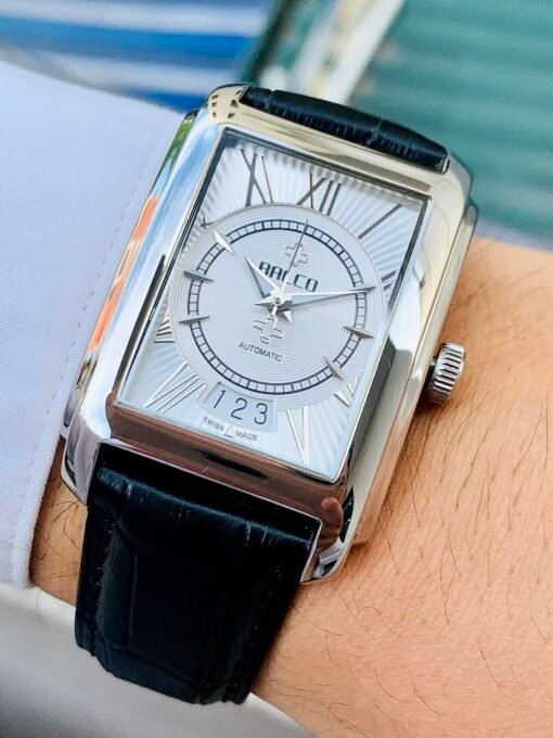 Đồng Hồ Balco Rectangular White Dial Limited Edition 0628/0900 - 11339M - Hình ảnh 4