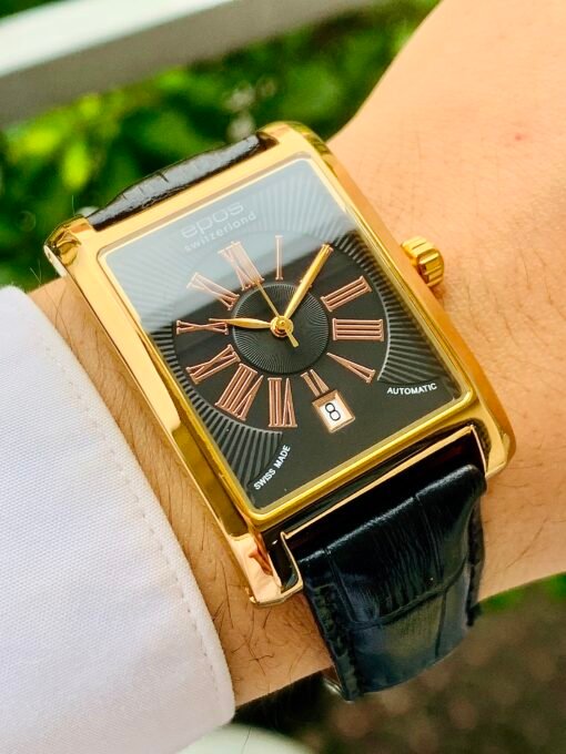 Đồng Hồ Epos Perfection Black Dial Gold - 3399.132.24.25.25
