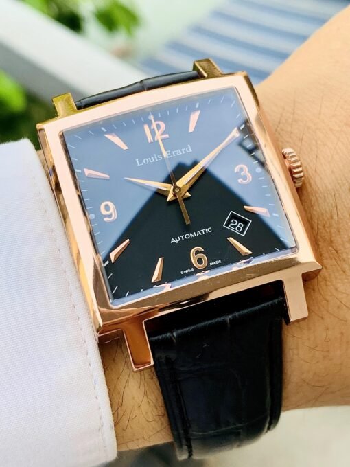 Đồng Hồ Louis Erard L’esprit du Temps La Carree Black Dial - 69500PR01.BRC01 - Hình ảnh 2