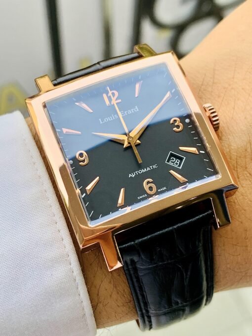 Đồng Hồ Louis Erard L’esprit du Temps La Carree Black Dial - 69500PR01.BRC01