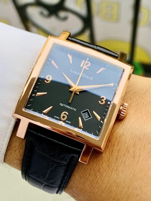 Đồng Hồ Louis Erard L’esprit du Temps La Carree Black Dial - 69500PR01.BRC01 - Hình ảnh 7