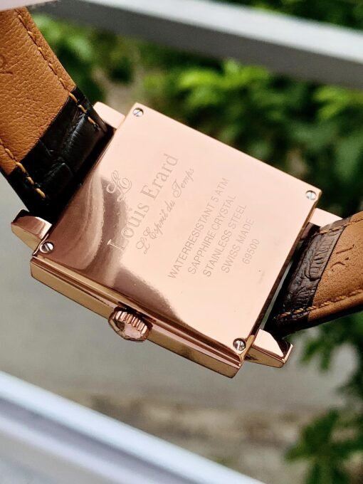 Đồng Hồ Louis Erard L’esprit du Temps La Carree Black Dial - 69500PR01.BRC01 - Hình ảnh 9