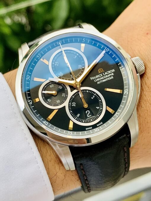 Đồng Hồ Maurice Lacroix Pontos Chronograph Black Dial - PT6188-SS009-332-1 - Hình ảnh 2