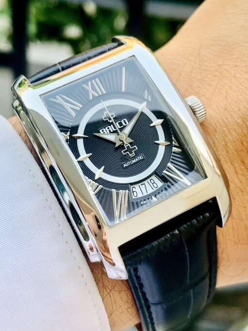 Đồng Hồ Balco Rectangular Black Dial Limited Edition 1229/1400 - 11339M