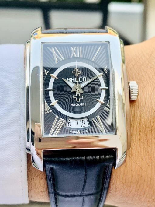 Đồng Hồ Balco Rectangular Black Dial Limited Edition 1229/1400 - 11339M - Hình ảnh 3