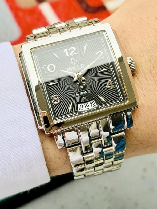 Đồng Hồ Balco Rectangular Black Dial Limited Edition 0387/0600 - 11340M