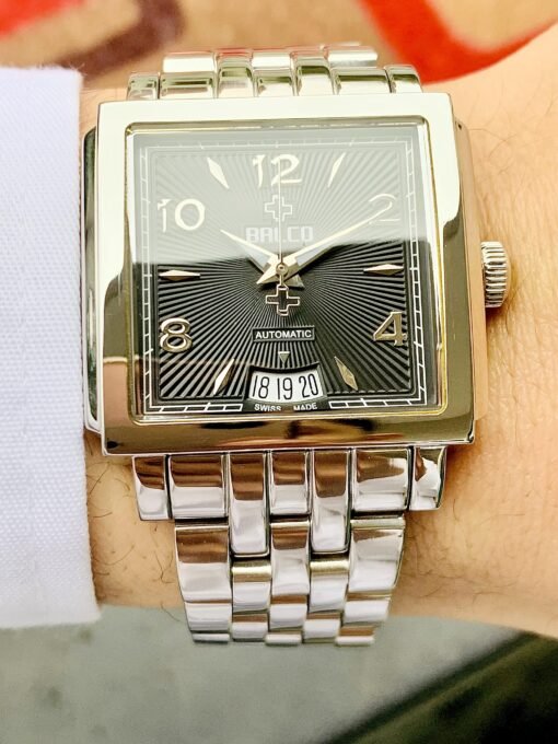 Đồng Hồ Balco Rectangular Black Dial Limited Edition 0387/0600 - 11340M - Hình ảnh 3