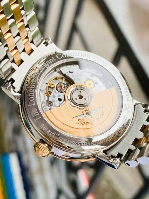 Đồng Hồ Longines Elegant Demi Rose Gold White Dial Diamond L888.2 - L4.810.5.77.7 - Hình ảnh 8