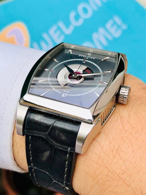 Đồng Hồ Perrelet Double Rotor Gray Dial Tonneau - A1029/A0994 - Hình ảnh 8