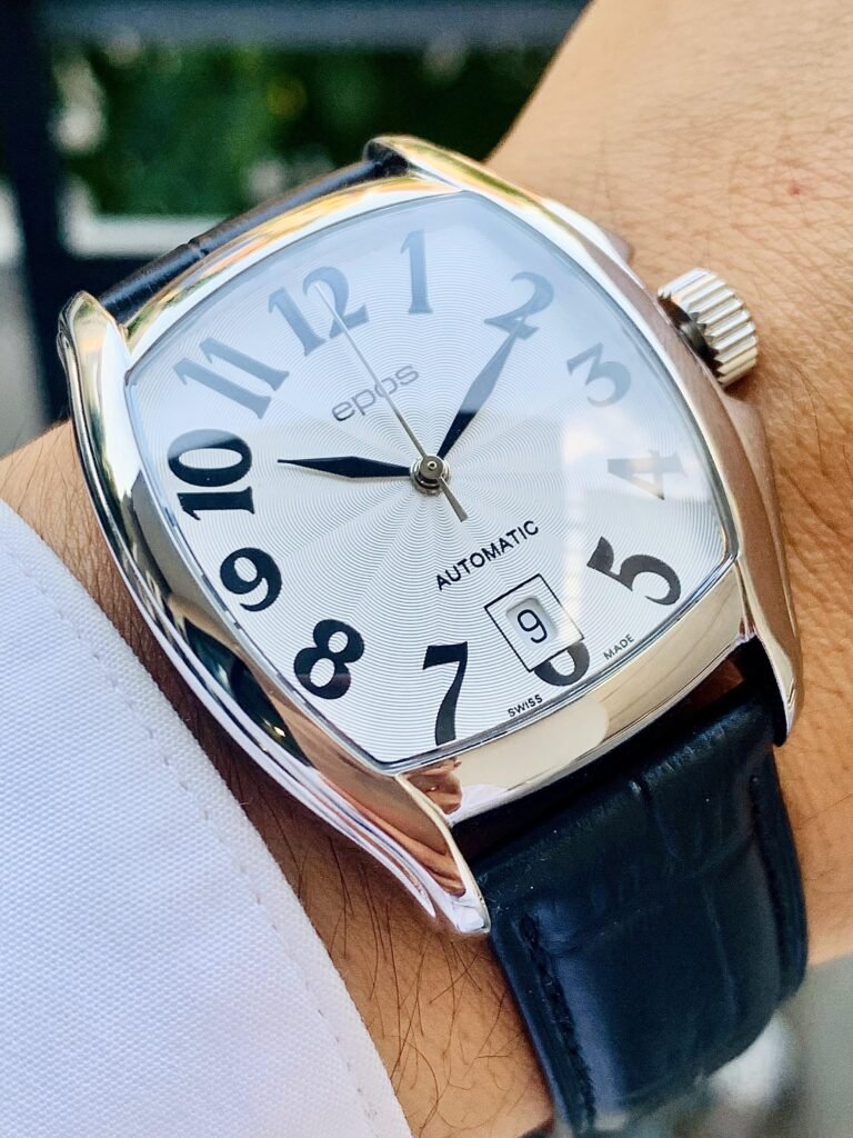 Đồng Hồ Epos Gents Sportive Bellagio Tonneau White Dial - 3344
