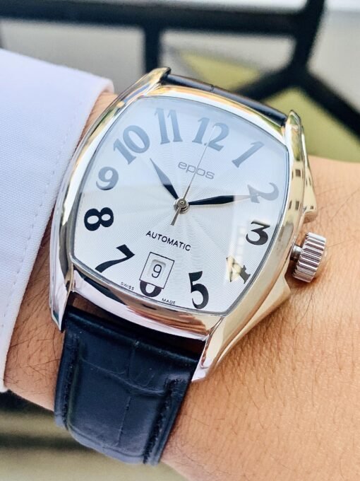 Đồng Hồ Epos Gents Sportive Bellagio Tonneau White Dial - 3344 - Hình ảnh 4