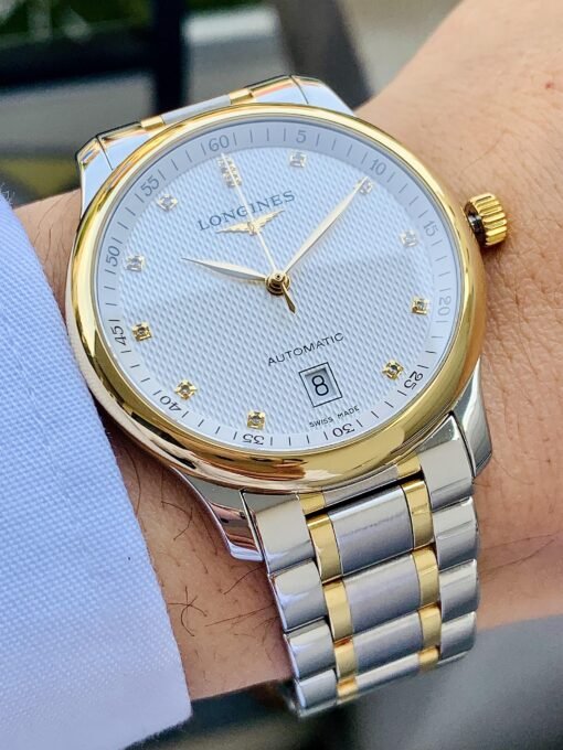 Đồng Hồ Longines Master Demi Gold Diamond White Dial L619.2 - L2.628.5.77.7 - Hình ảnh 2