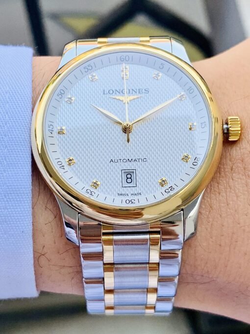 Đồng Hồ Longines Master Demi Gold Diamond White Dial L619.2 - L2.628.5.77.7