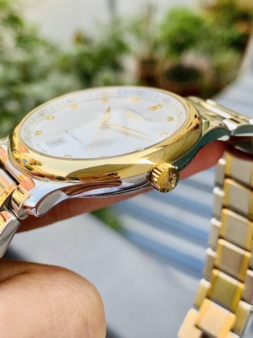 Đồng Hồ Longines Master Demi Gold Diamond White Dial L619.2 - L2.628.5.77.7 - Hình ảnh 5