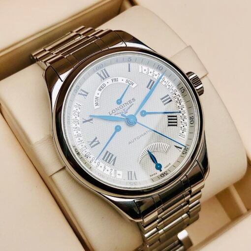 Đồng Hồ Longines Master Collection Retrograde Power Reserve White Dial - L2.714.4.71.6 - Hình ảnh 11