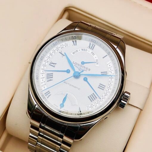 Đồng Hồ Longines Master Collection Retrograde Power Reserve White Dial - L2.714.4.71.6 - Hình ảnh 12