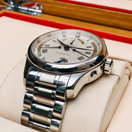 Đồng Hồ Longines Master Collection Retrograde Power Reserve White Dial - L2.714.4.71.6 - Hình ảnh 9