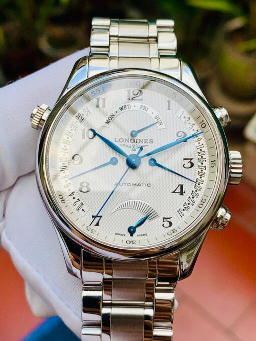Đồng Hồ Longines Master Collection Retrograde Power Reserve White Dial - L2.716.4.78.6