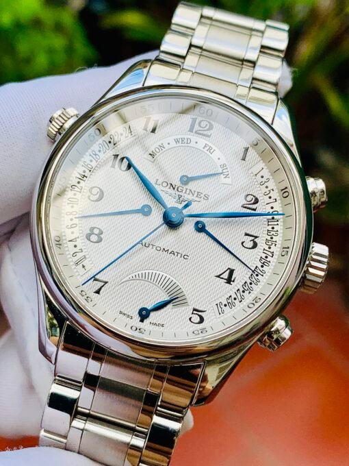 Đồng Hồ Longines Master Collection Retrograde Power Reserve White Dial - L2.716.4.78.6 - Hình ảnh 4