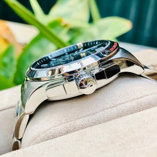 Đồng Hồ Longines Conquest Chronograph Tachymeter Black Dial - L2.743.4.56.6 - Hình ảnh 7