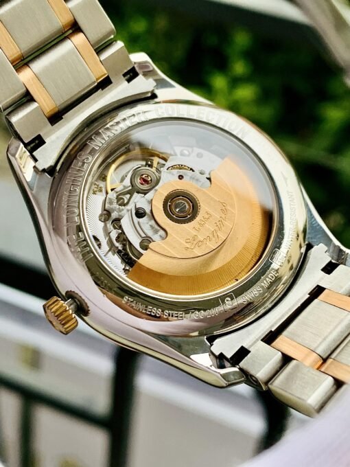 Đồng Hồ Longines Master Demi Rose Gold Day Date Black Dial Diamond - L2.755.5.59.7 - Hình ảnh 6