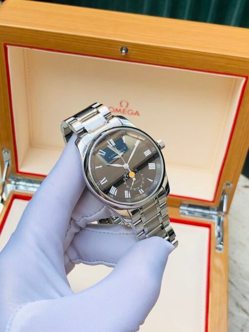 Đồng Hồ Longines Master Collection Moonphase Black Dial - L2.909.4.51.6 - Hình ảnh 7