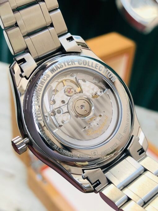 Đồng Hồ Longines Master Collection Moonphase Black Dial - L2.909.4.51.6 - Hình ảnh 9