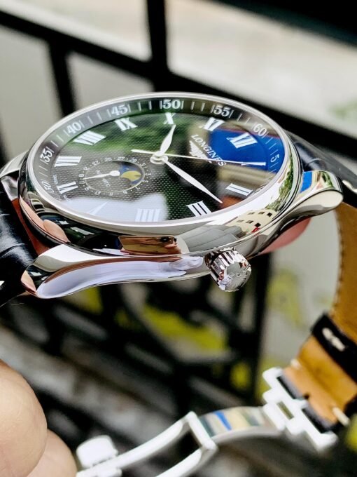 Đồng Hồ Longines Master Collection Moonphase Black Dial - L2.919.4.51.7 - Hình ảnh 5